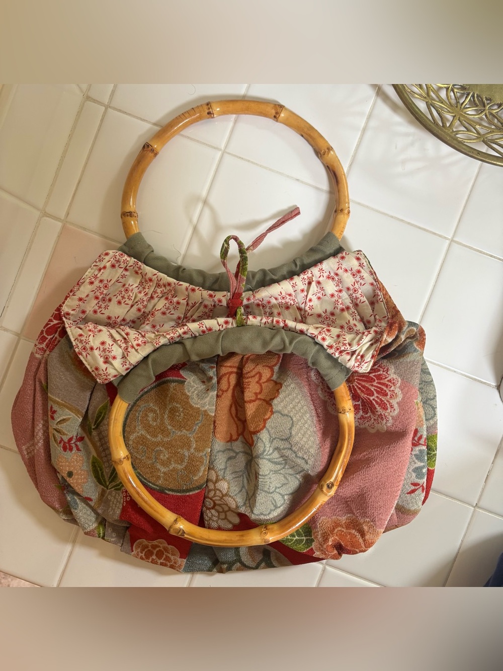 vintage boho patchwork handbag